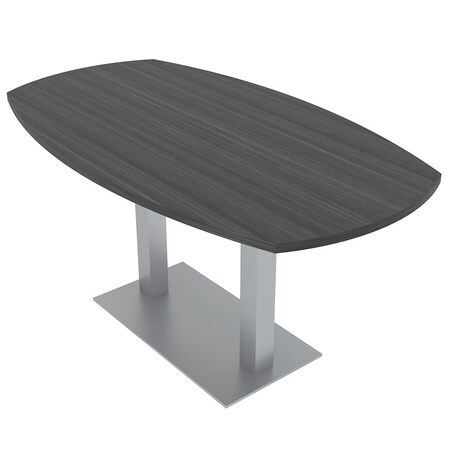 Skutchi Designs 33.5 in W, 69.5 in L, 29 in H, Engineered Wood Top, Grey HAR-ABOT-34X70-DOU-ASIANNIGHT